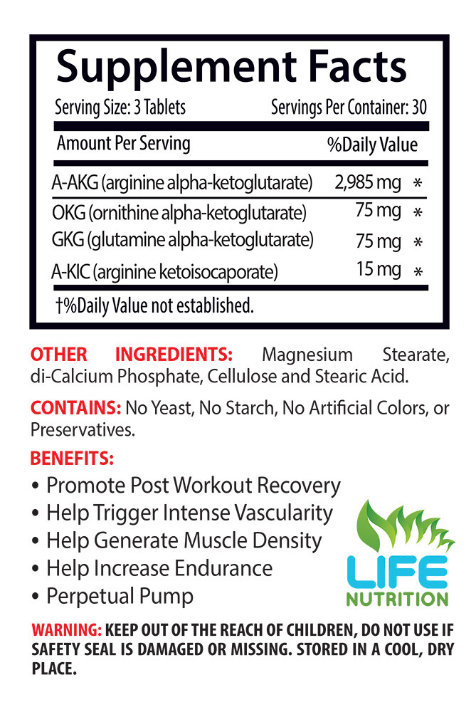 post workout recovery – NITRIC OXIDE 3150MG – dietary supplement 1B