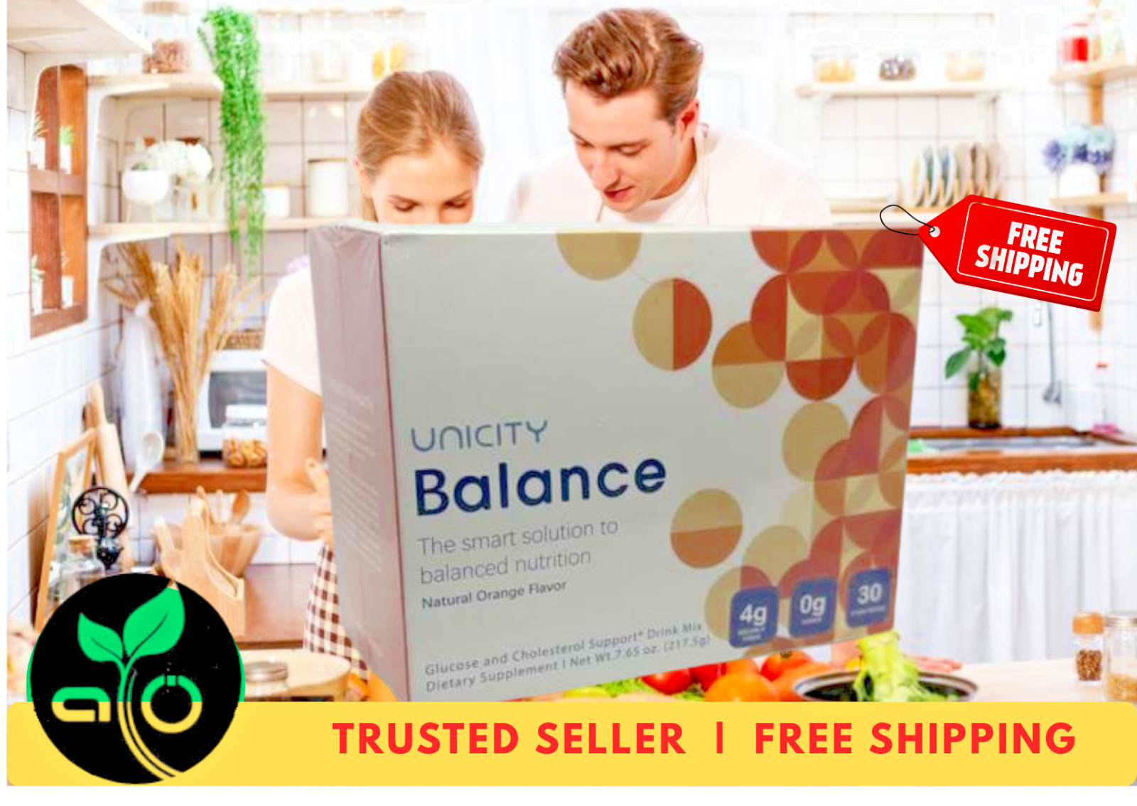 Unicity BALANCE 30 Packets/Stick Packs ORANGE