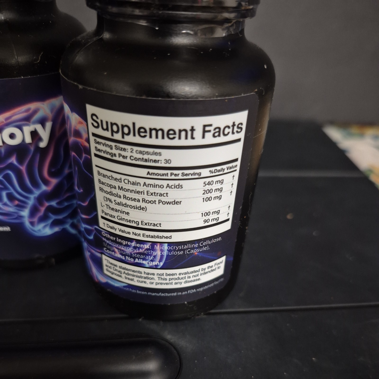 Memory Lift Dietary Supplement 180 Capsules Lot of 3 Expires 11/2027 New Sealed