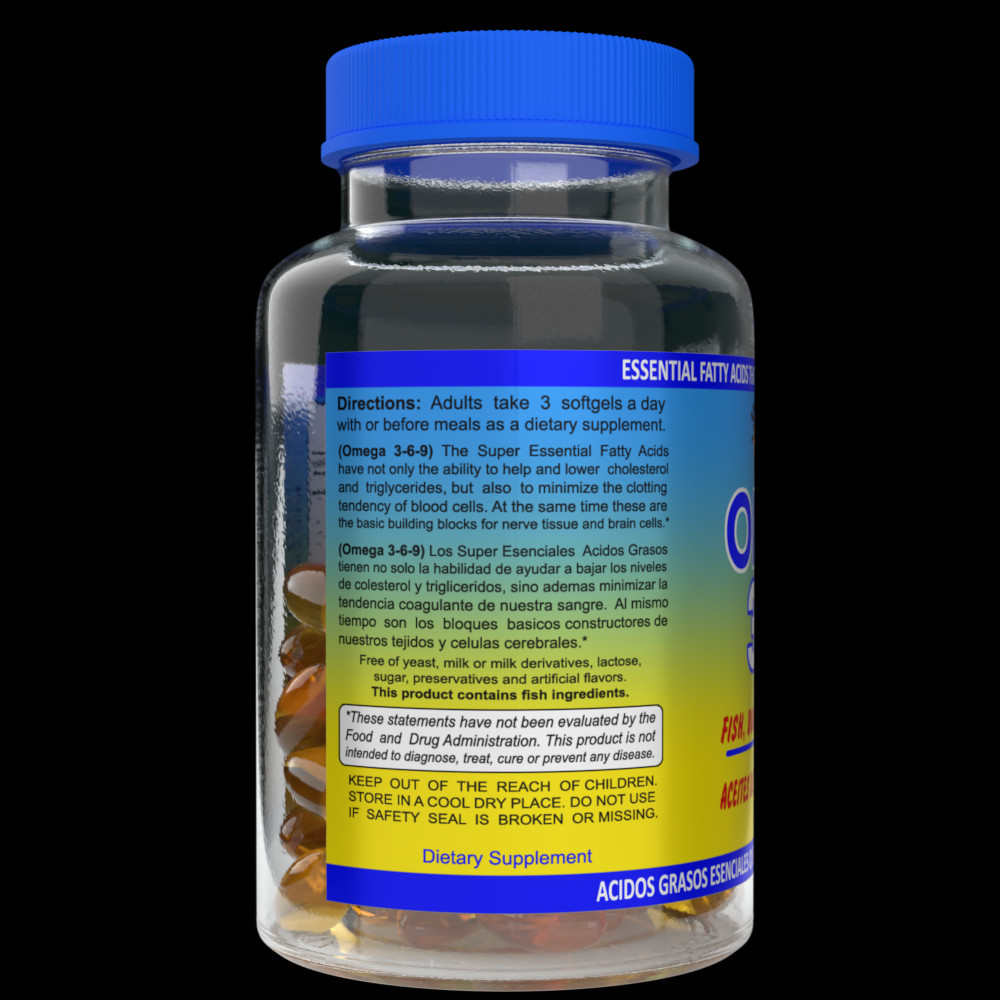Sunshine Naturals Omega 3-6-9 – 60 Softgels