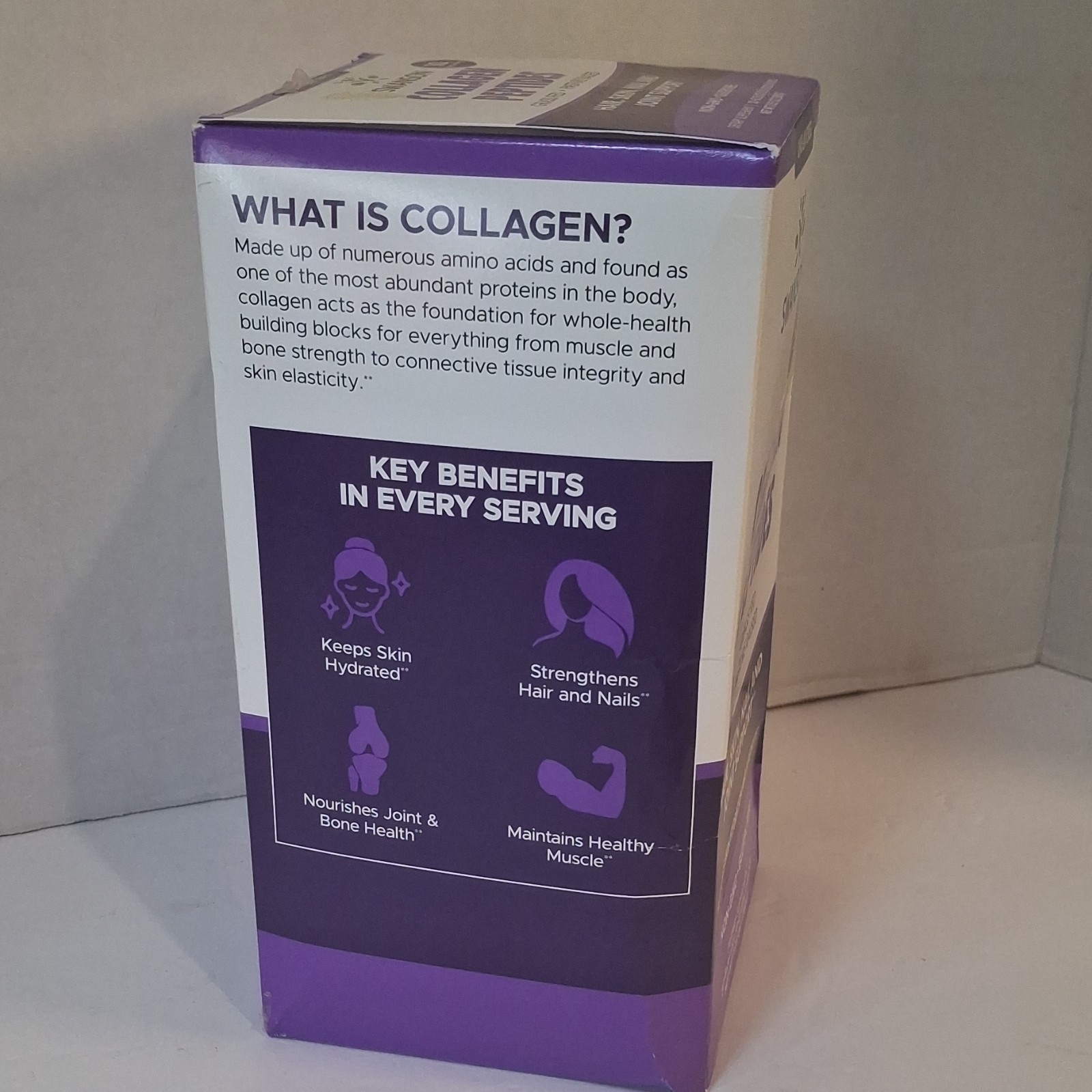 Swanson Collagen Peptides Grass Fed Non-GMO Gluten-Free Unflavored 20x10g