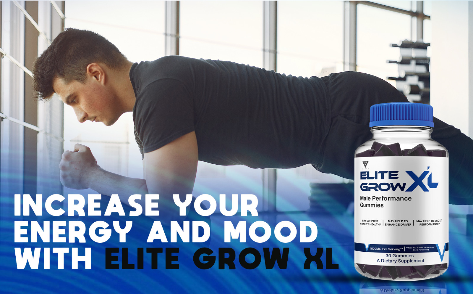 (2 Pack) Elite Grow XL Gummies for Men EliteGrow XL Supplement (2 Month Supply)