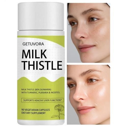 GETUVORA Milk Thistle Extract 300 Mg,Uvora – Milk ThistleDetox. Liver Health Sup