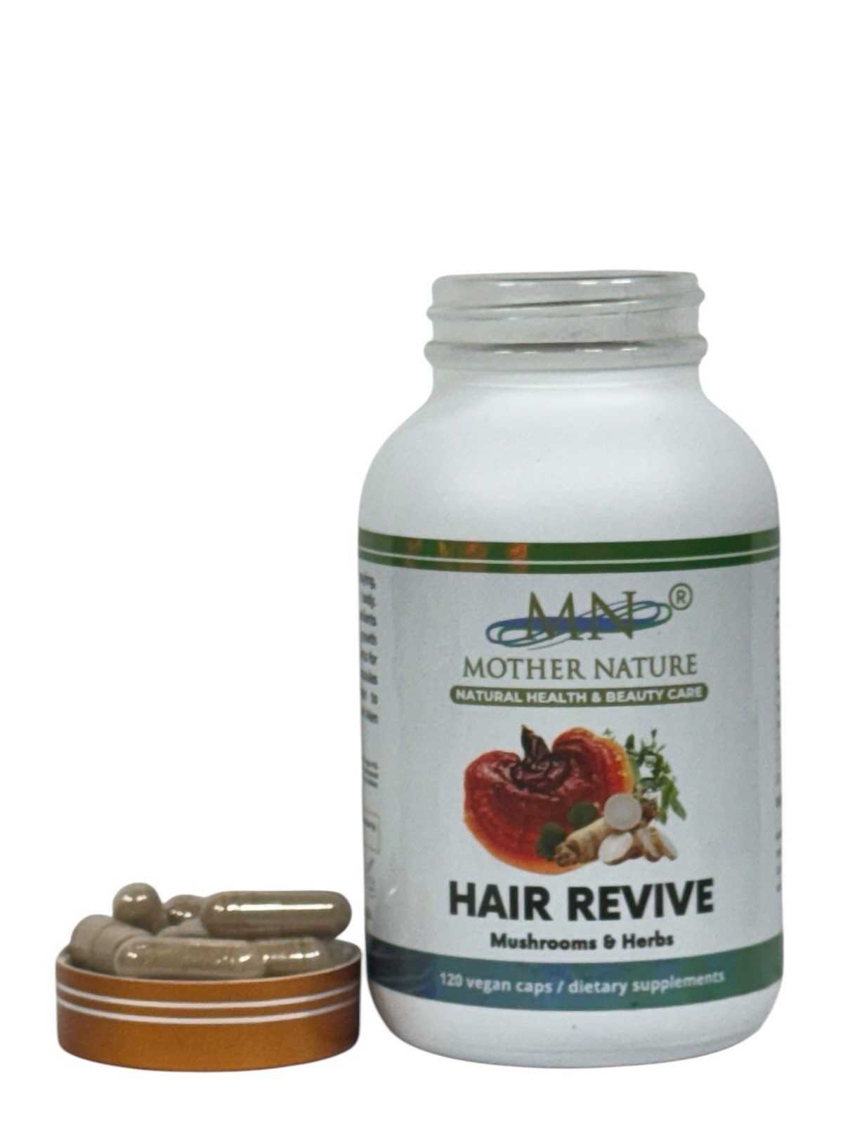 Mother Nature Hair Growth Supplements for Adults – 120 Capsules