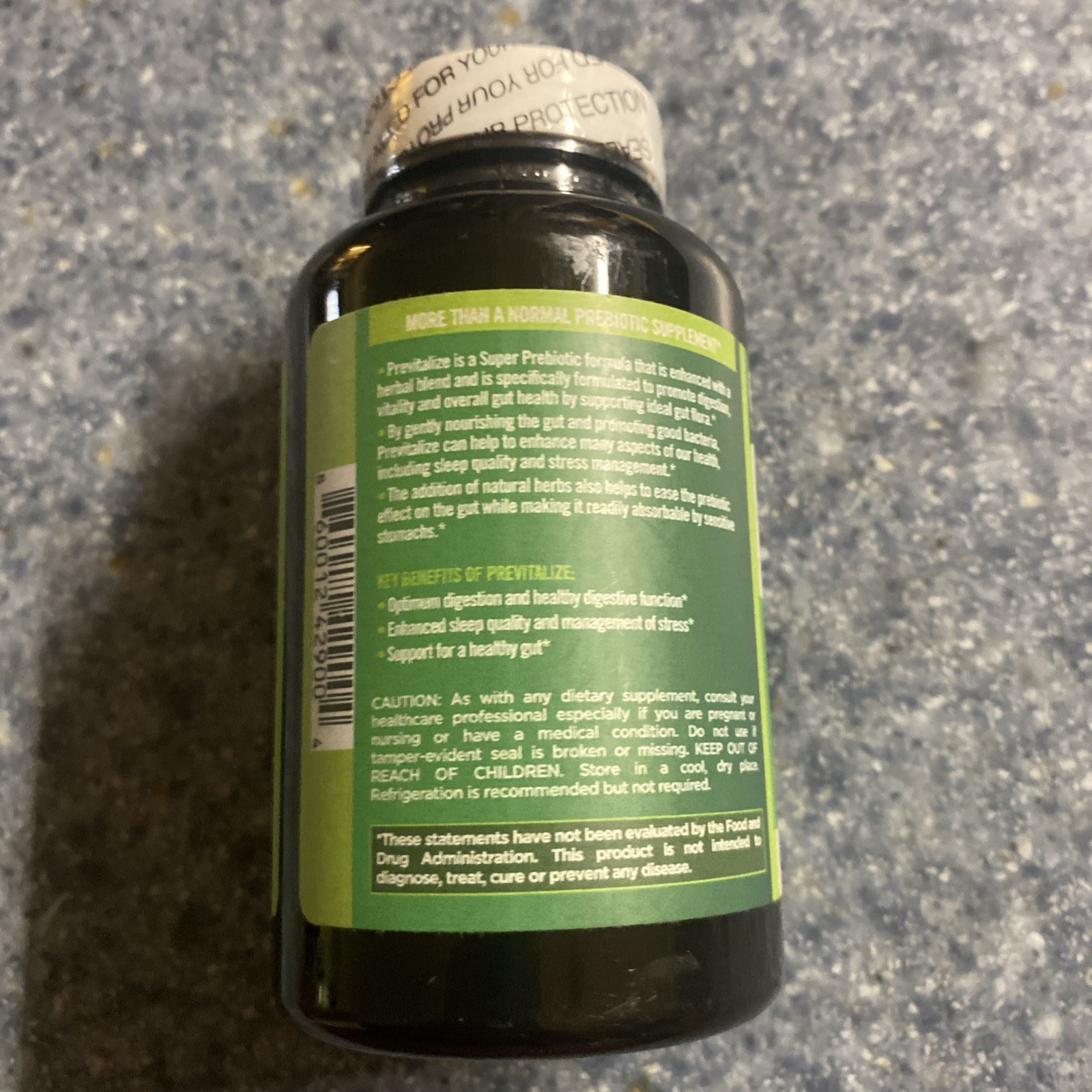 Previtalize Ultimate Natural Prebiotic Herbal Supplement 60 caps Exp:06/2026