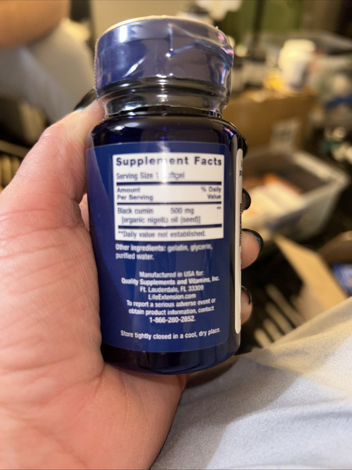 Life Extension BLACK CUMIN SEED OIL 60 SOFTGELS Exp. 05/27