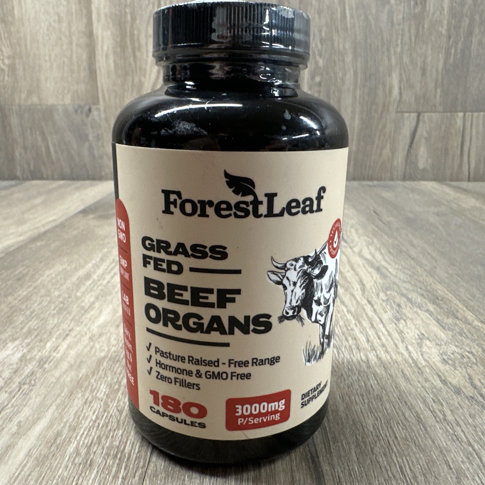 ForestLeaf Beef Organ Supplement – Grass Fed & Pasture Raised Exp 04/2026
