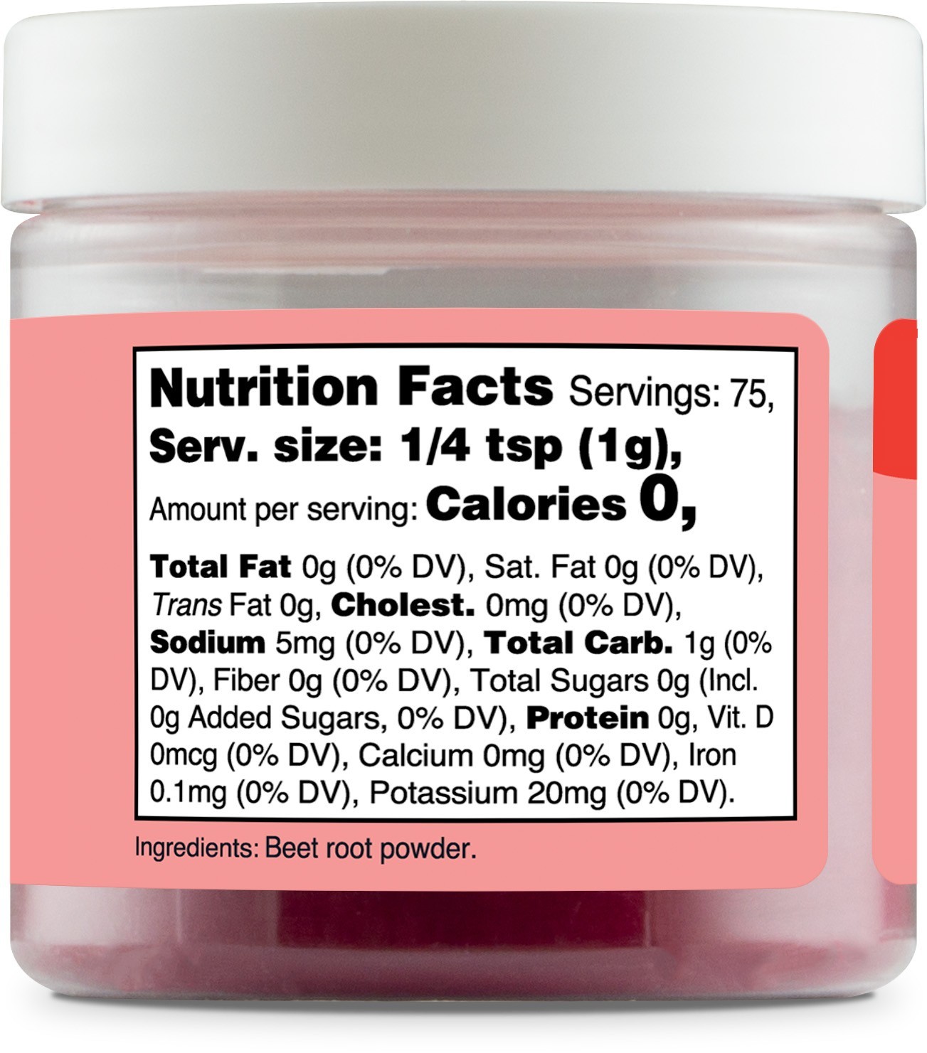Nutricost Red Plant Based Food Coloring From Beet Root Powder