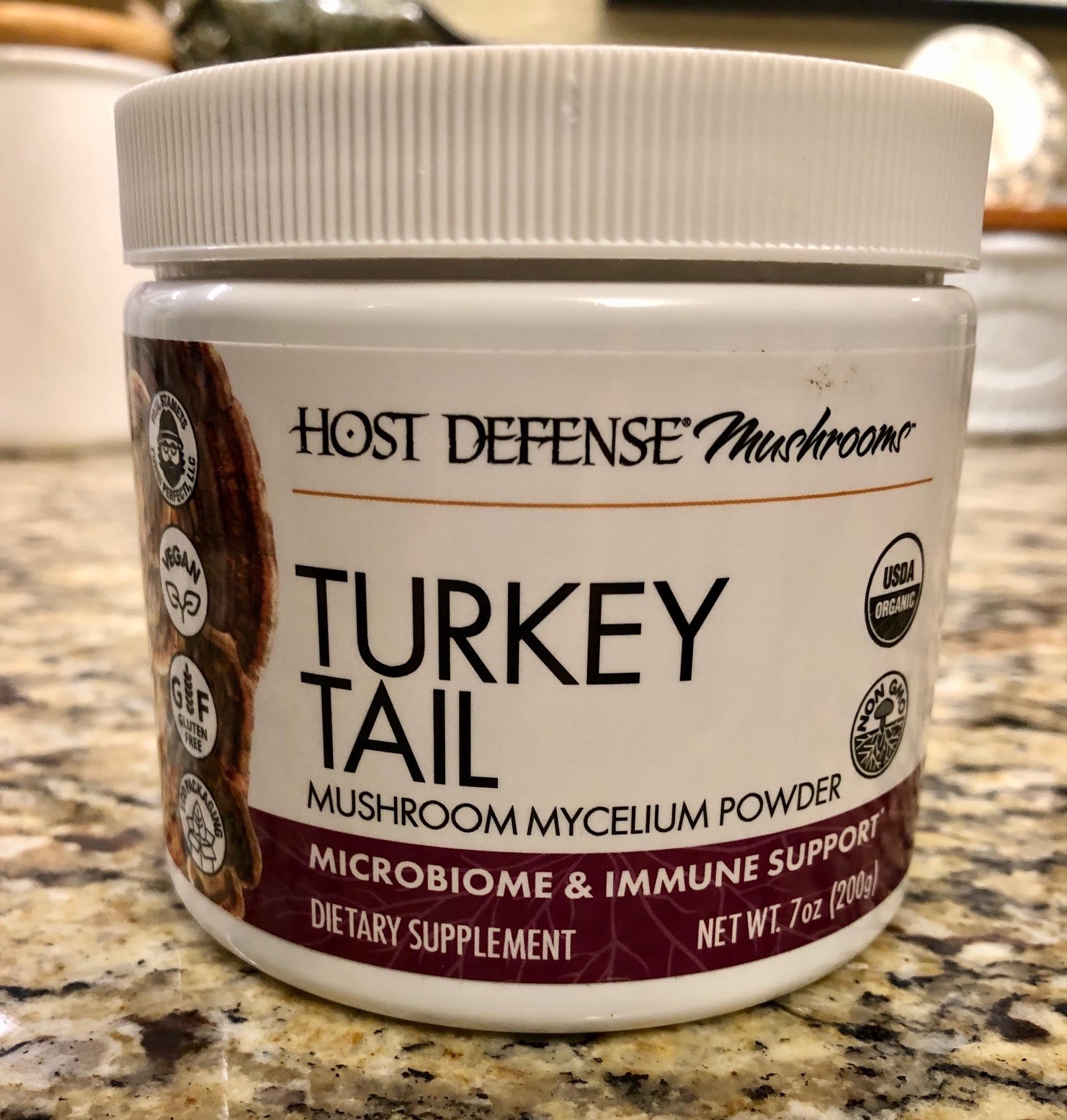 Host Defense Mushrooms Turkey Tail, Powder, 7 Oz 200g