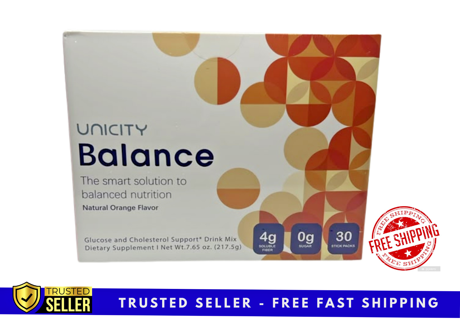 Unicity BALANCE 30 Packets/Stick ORANGE Flavor – Free Shipping