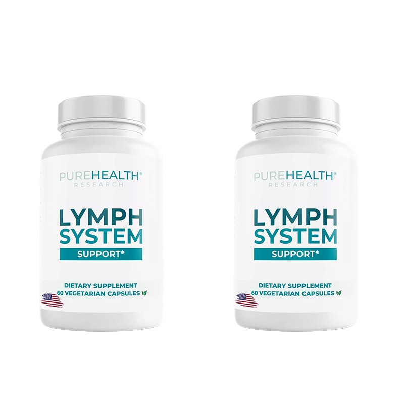 PureHealth System Lymph Research Caps – Reduces lymphatic swelling, Assistance