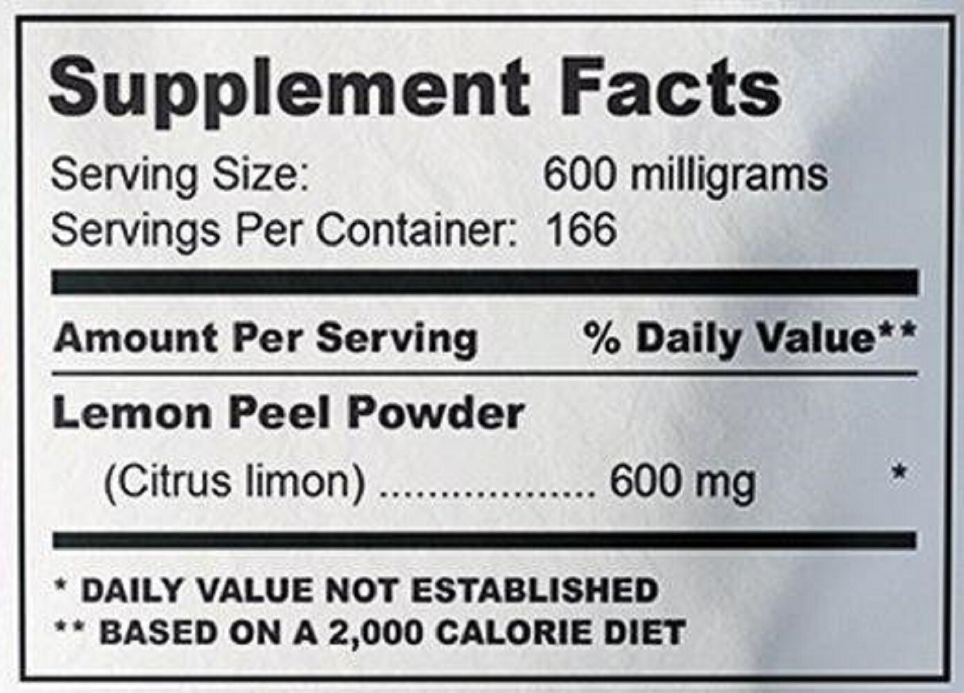 Lemon Peel Powder for Skin Hair, 200 Grams, 100% Organic.