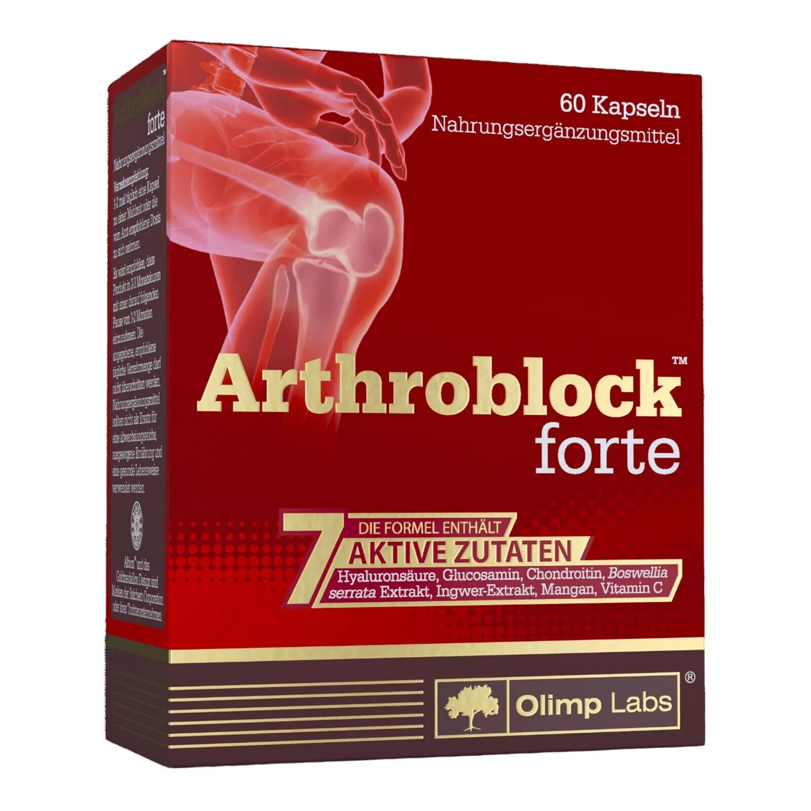 ARTHROBLOCK FORTE – 60-120 Caps – Joint Flexibility Collagen Synthesis Seniors
