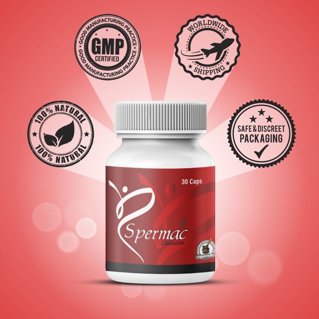 Men Fertility Wellness Herbal Capsules | Ayurvedic Vitality Support Spermac