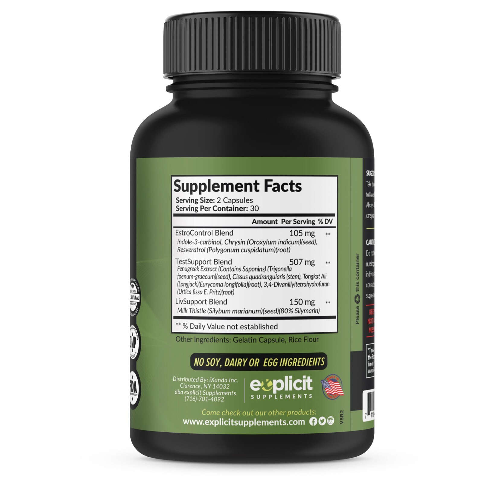 Keep Those Gains PCT 3-In-1 – Post Cycle Therapy – 60 Capsules