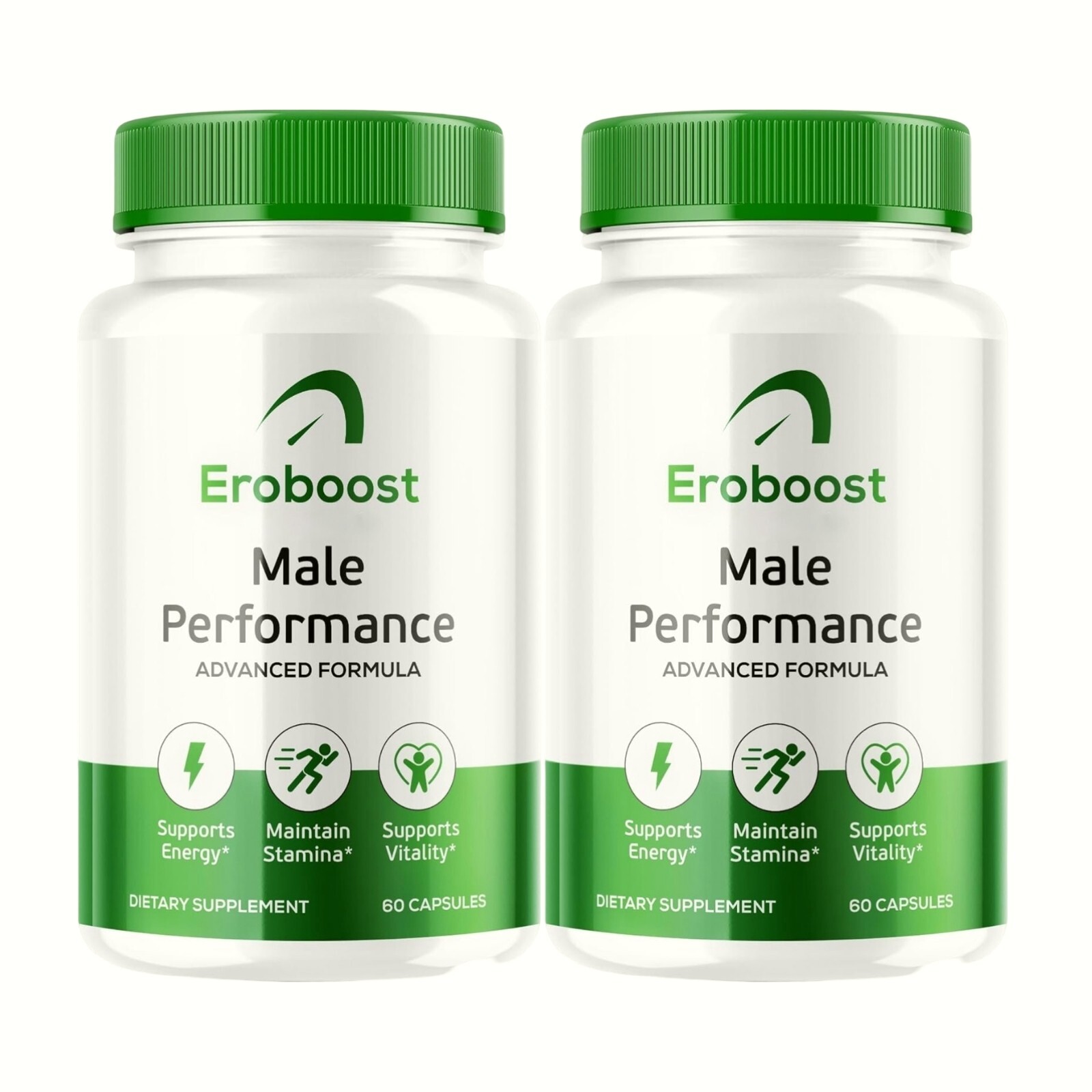 2-Pack Eroboost Male Health Pills to Boost Stamina and Performance -120 Capsules