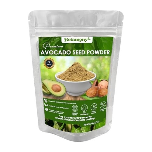 Pure Avocado Seed Powder 7 oz – Dehydrated Superfood for Smoothies, Teas, Cookin