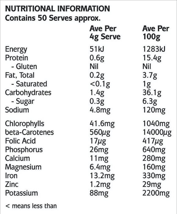 [Melrose] Organic Essential Greens 200g Superfood Blend Powder