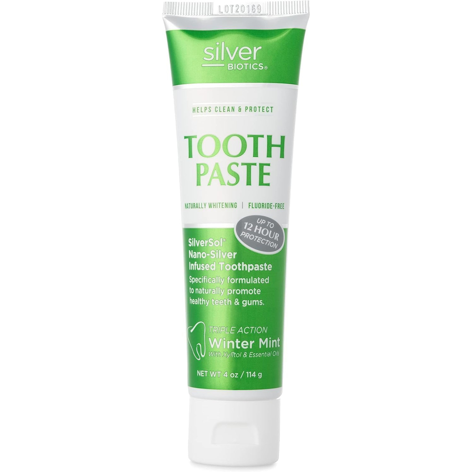 American Biotech Labs Silver Biotic Toothpaste 4 Oz Fluoride Free