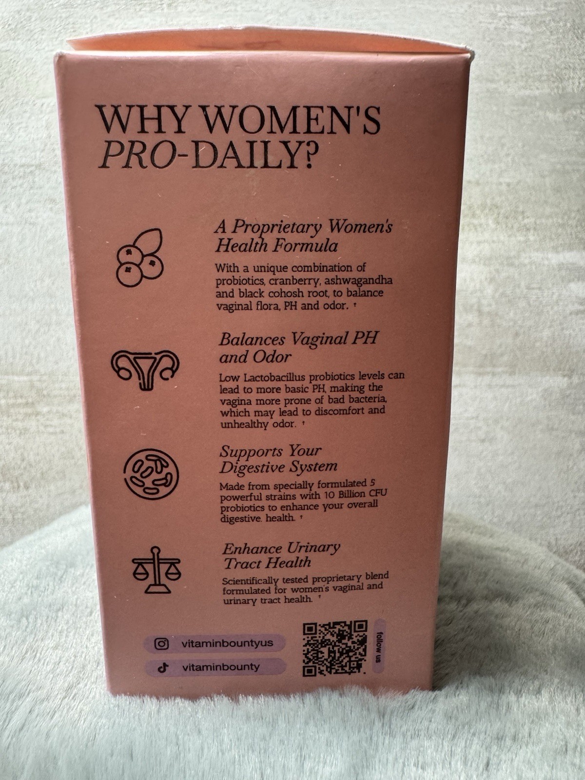 Vitamin Bounty Women’s Pro-Daily Probiotic 60 Capsules Exp 11/2027