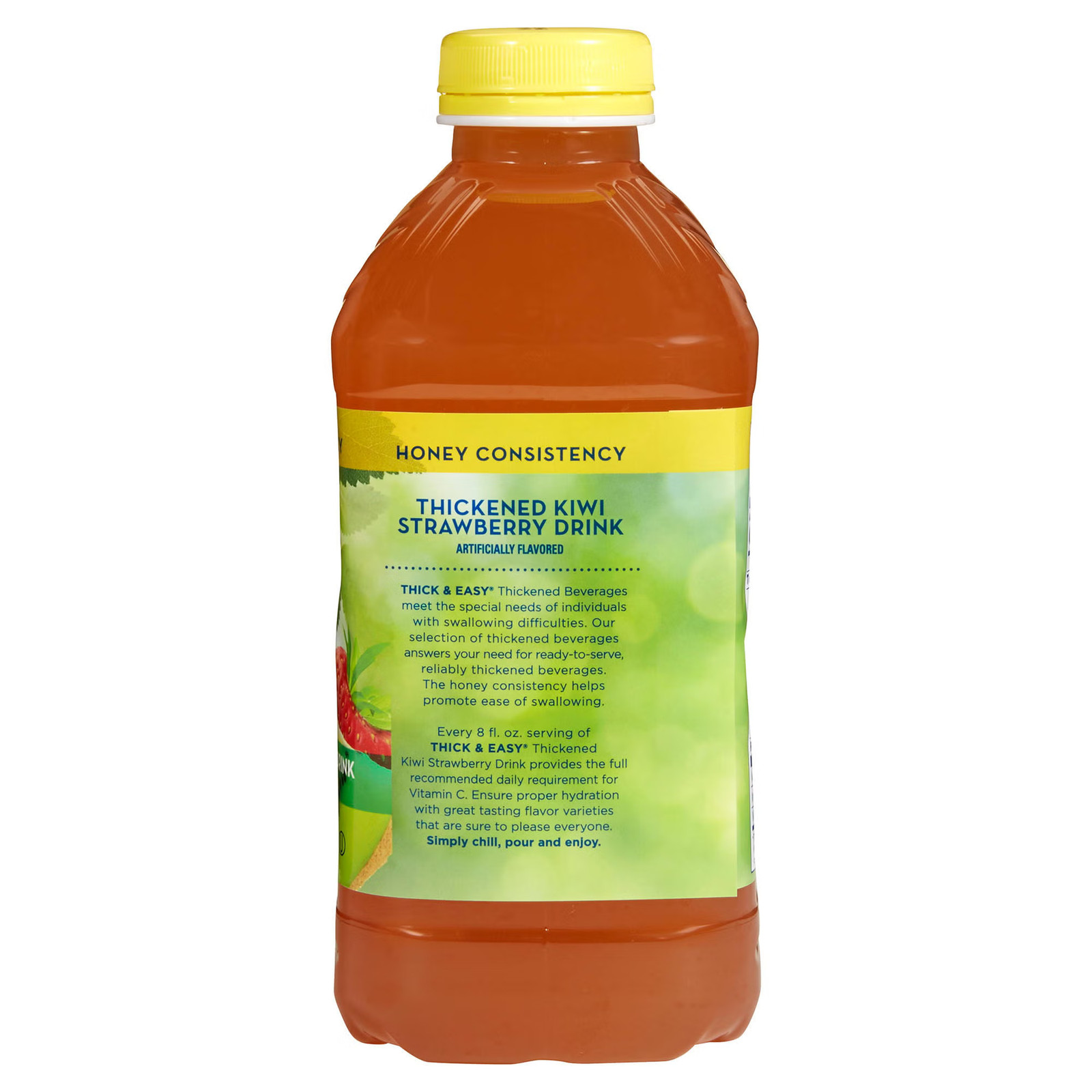 Thick & Easy Thickened Beverage Kiwi Strawberry 46 oz. Bottle