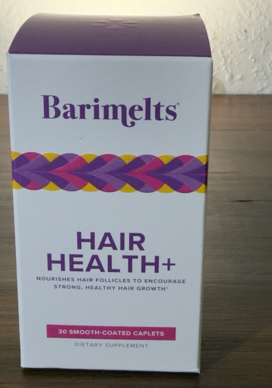 Barimelts Hair Health+ Women’s Hair Growth Support 30ct Caplets Talc Free