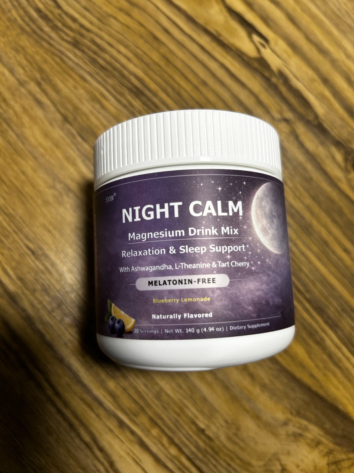 NEW Blueberry Lemonade Night Calm Magnesium Drink Mix SUPERB Flavor