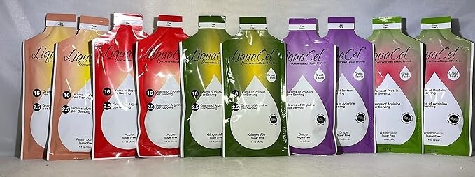 Liquacel Collagen Wound Healing Concentrate Variety Pack – 10×1 oz.EXP: 09/2024