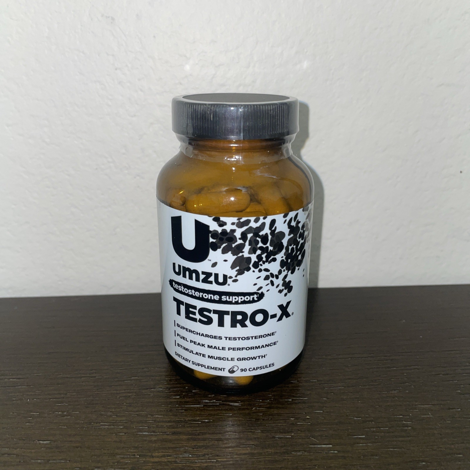 Testro X Supplement for Men Energy Focus Muscle Pumps Healthy T Levels 90 Caps