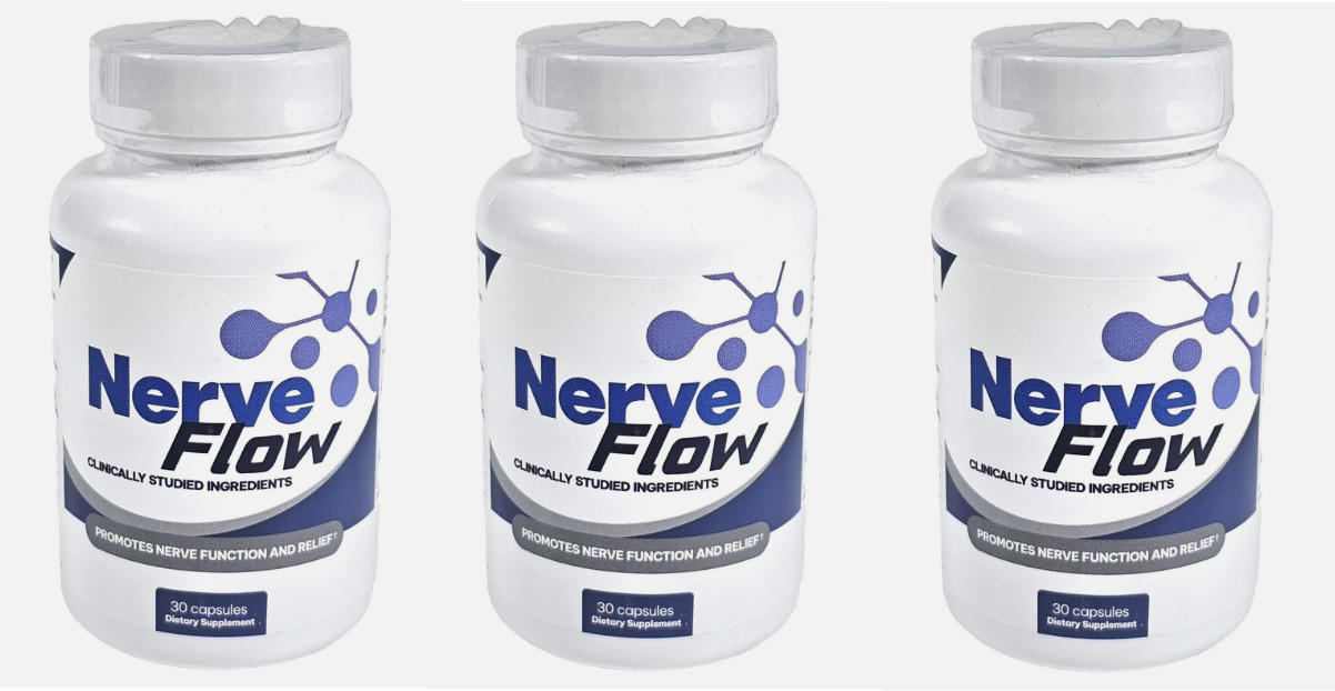 (3 Pack) Nerve Flow for Neuropathy Capsules, NerveFlow Nerve Health Support Pill