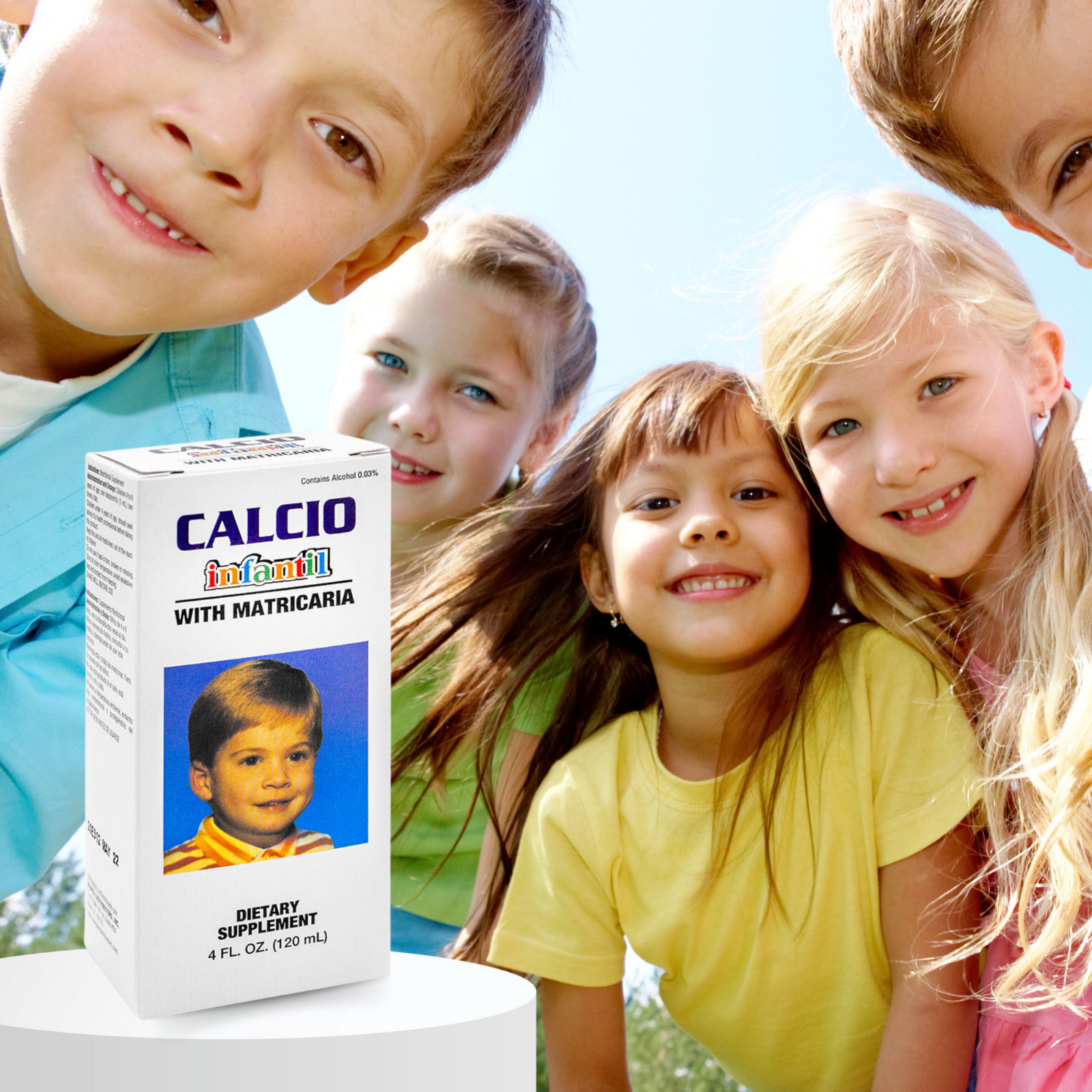 Menper Children’s Calcio Infantil Supplement with Matricaria – 4 fl oz