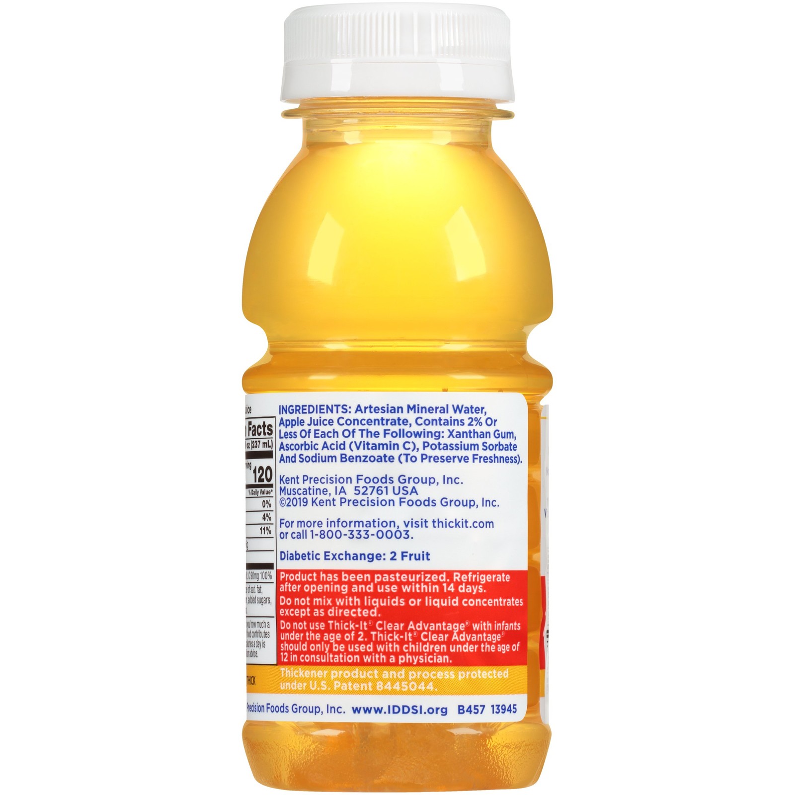 Thick-It Clear Advantage Thickened Beverage Apple 8 oz Bottle