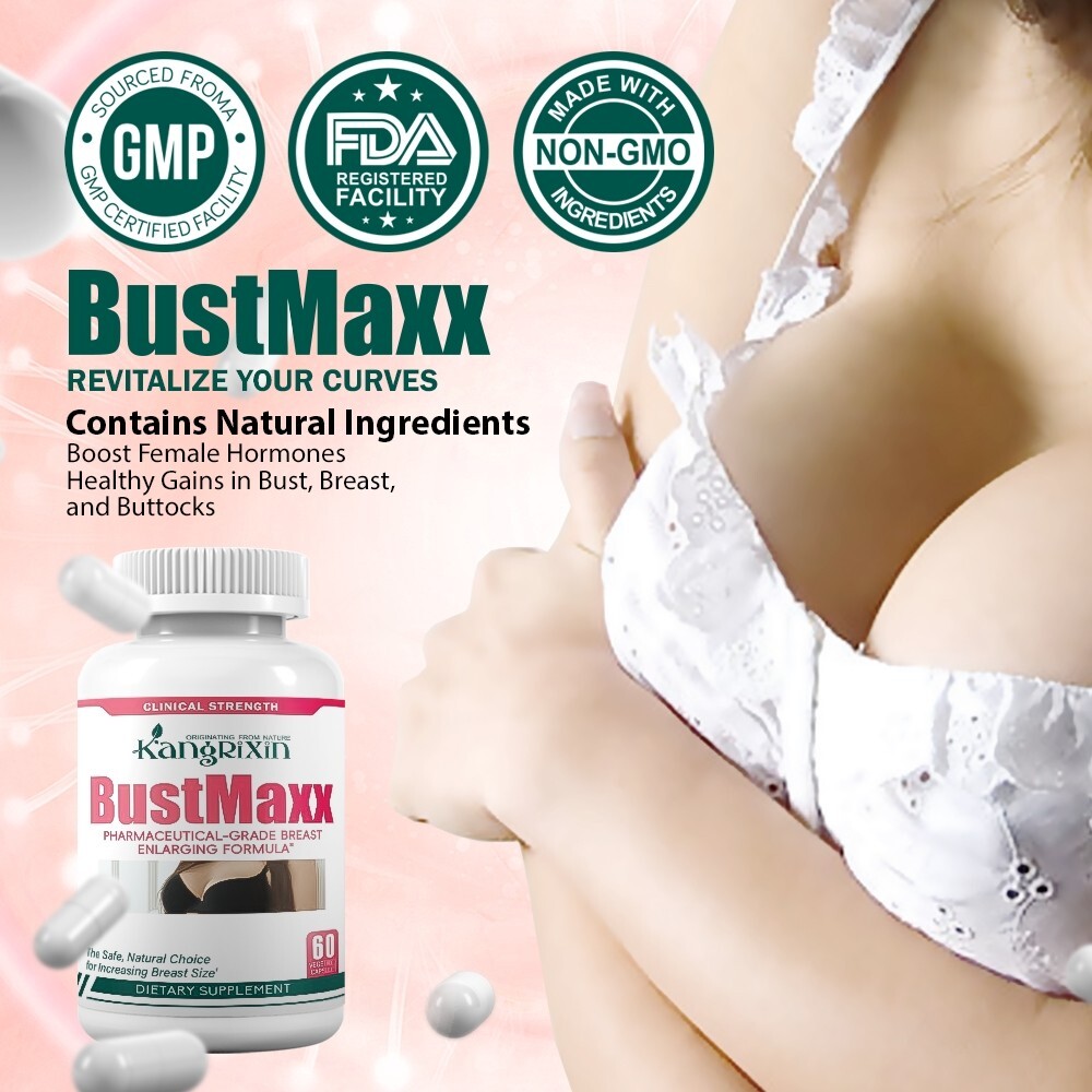 Breast Enlargement 180 Capsules, Increase Breast Size and Breast Growth in Women