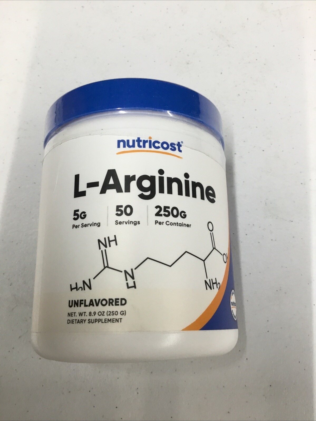 Nutricost L-Arginine, Unflavored, 8.9oz