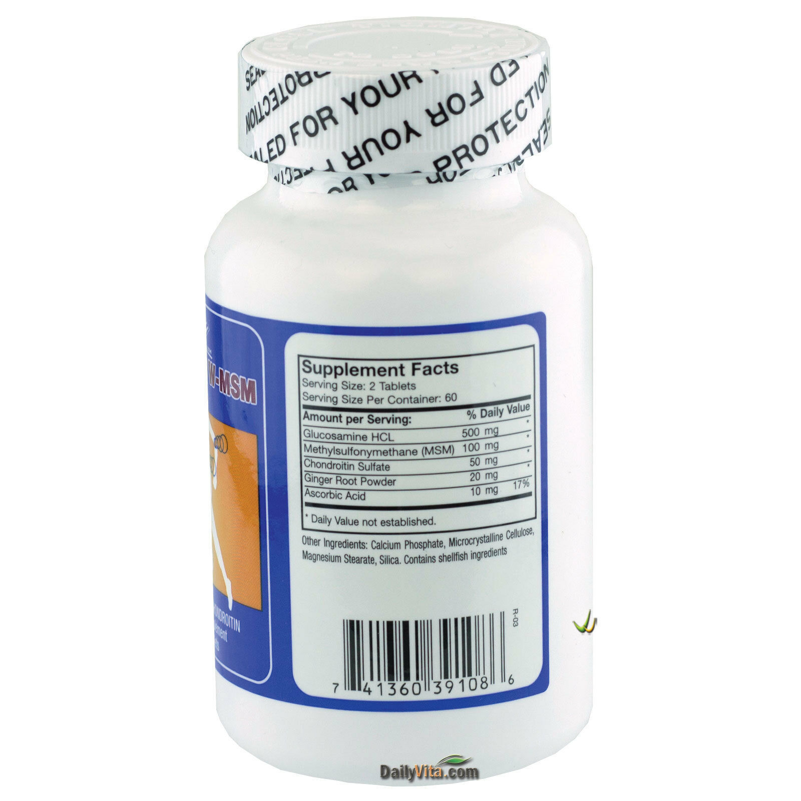 2 x Glucosamine Chondroitin MSM Arth-Rid Joint Health 120 Tab
