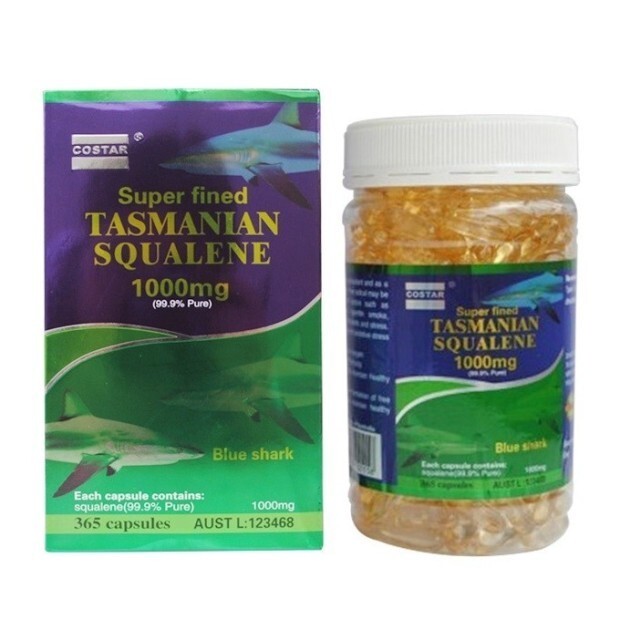Costar-Tasmanian Squalene 1000mg 365 CapsulesCostar-Tasmanian Squalene 1000mg