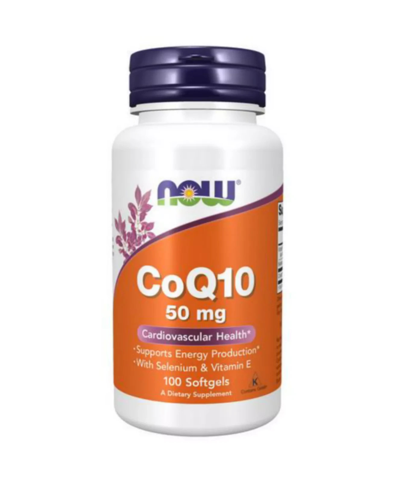 NOW Foods CoQ10, 50 Mg, 100 Sofgels EXP: 6/26