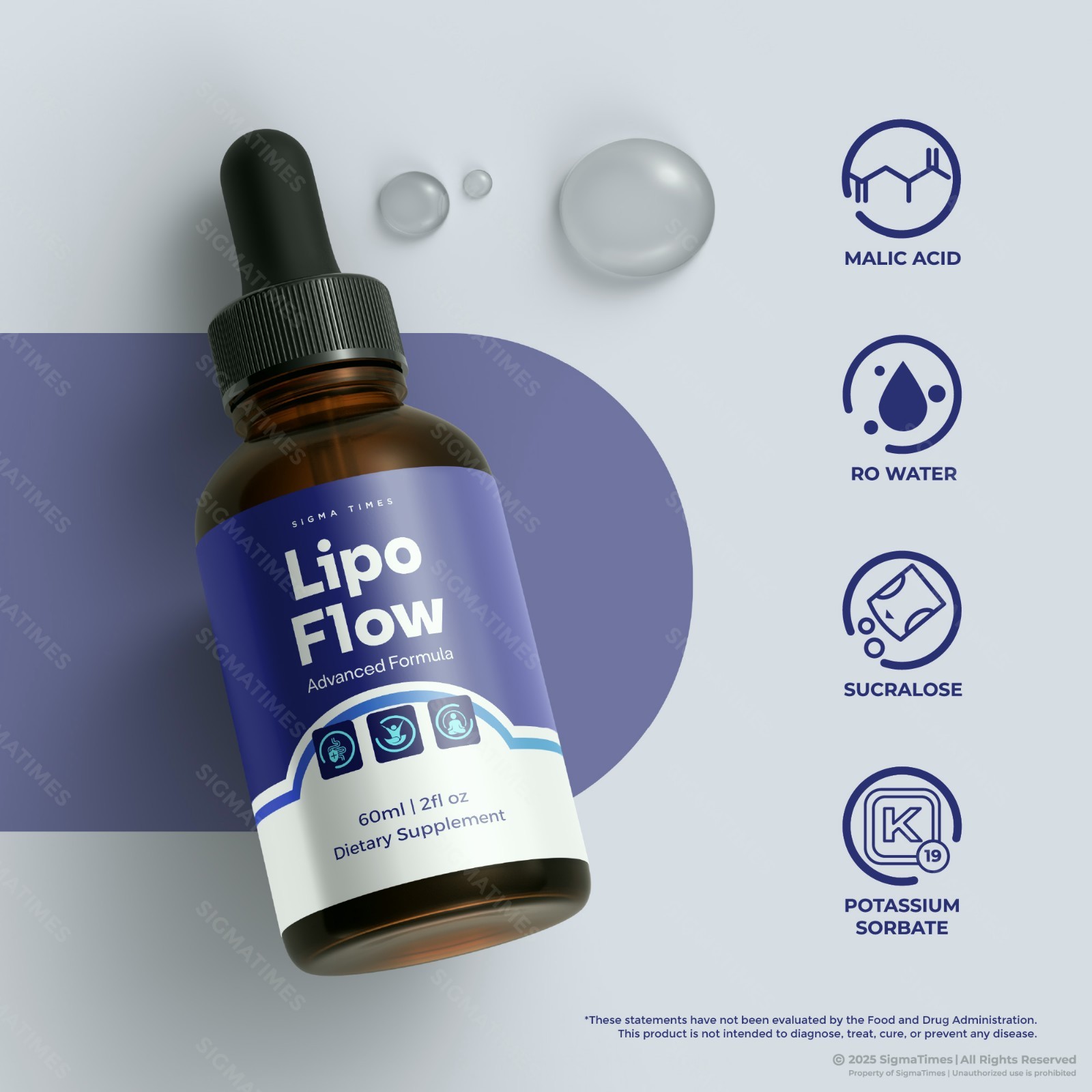 Lipo Flow Drops – Natural Energy, Metabolism & Weight Loss Support (30 serv)