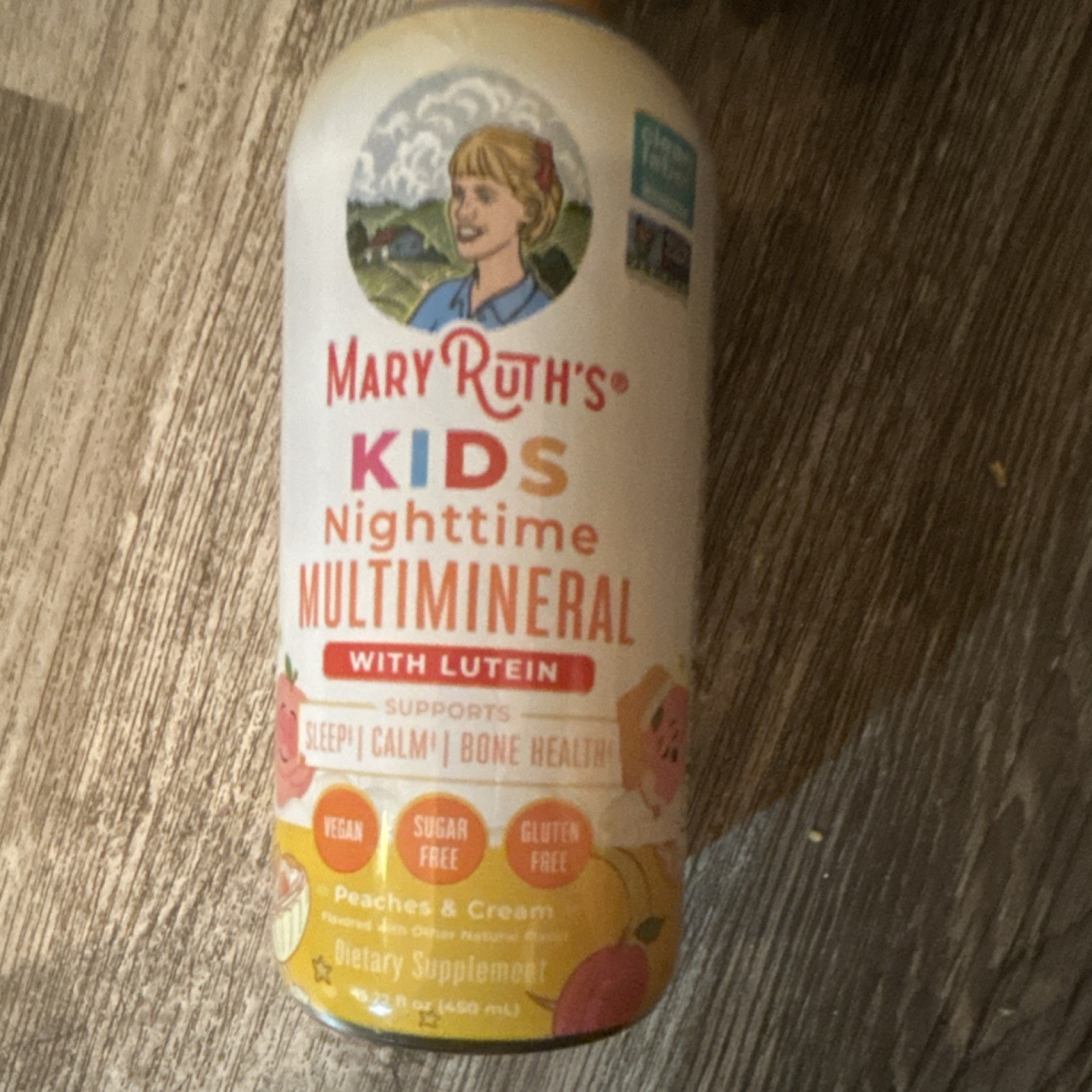 MaryRuth’s Kids Nighttime Multimineral Lutein Peaches & Cream Sleep Support