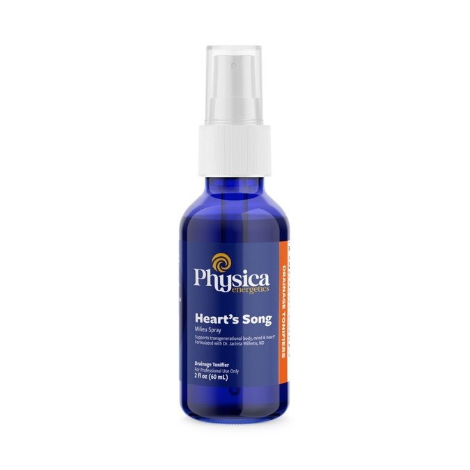 Physica Energetics Heart’s Song Milieu Spray Gluten Free 2 fl oz Circulatory