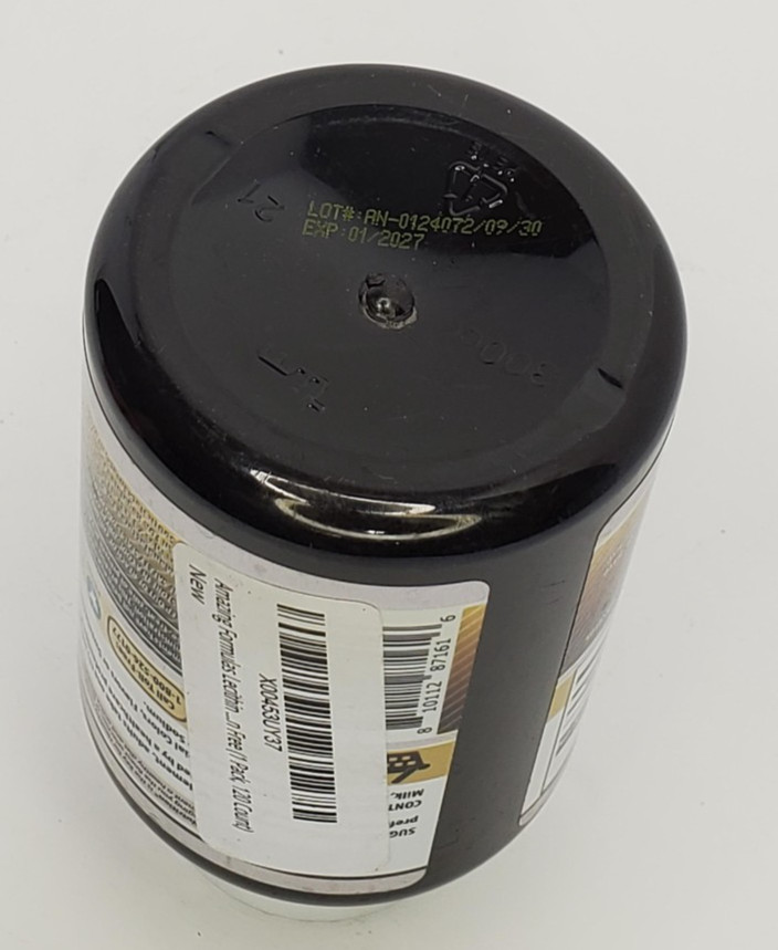Amazing Formulas Lecithin 1200mg 120 gels Supplement Soybean Oil exp 1/27