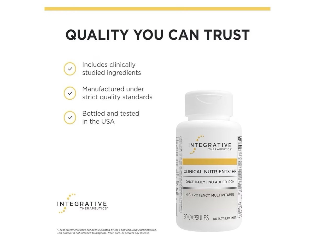 Integrative Therapeutics Clinical Nutrients HP Daily Multivitamin No Iron 60caps