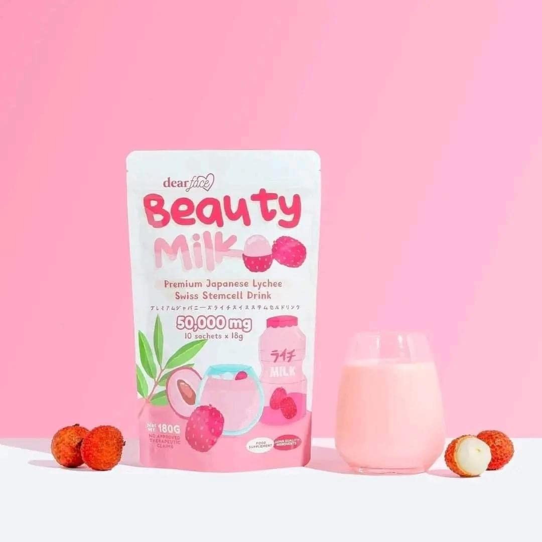 Premium Japanese Lychee Stem Cell Drink 50,000mg – 10 Sachets for Radiant Skin