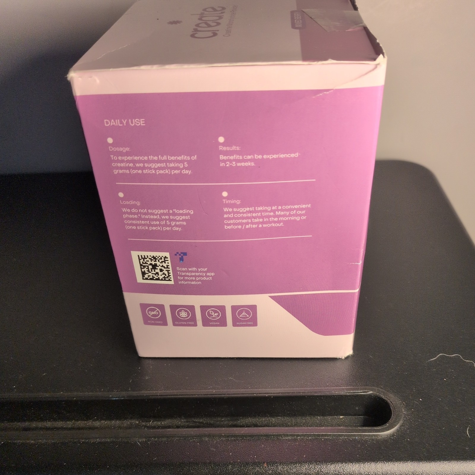 Create Creatine Monohydrate On-The-Go Stick Packs Mixed Berry (30 Sticks) 08/27
