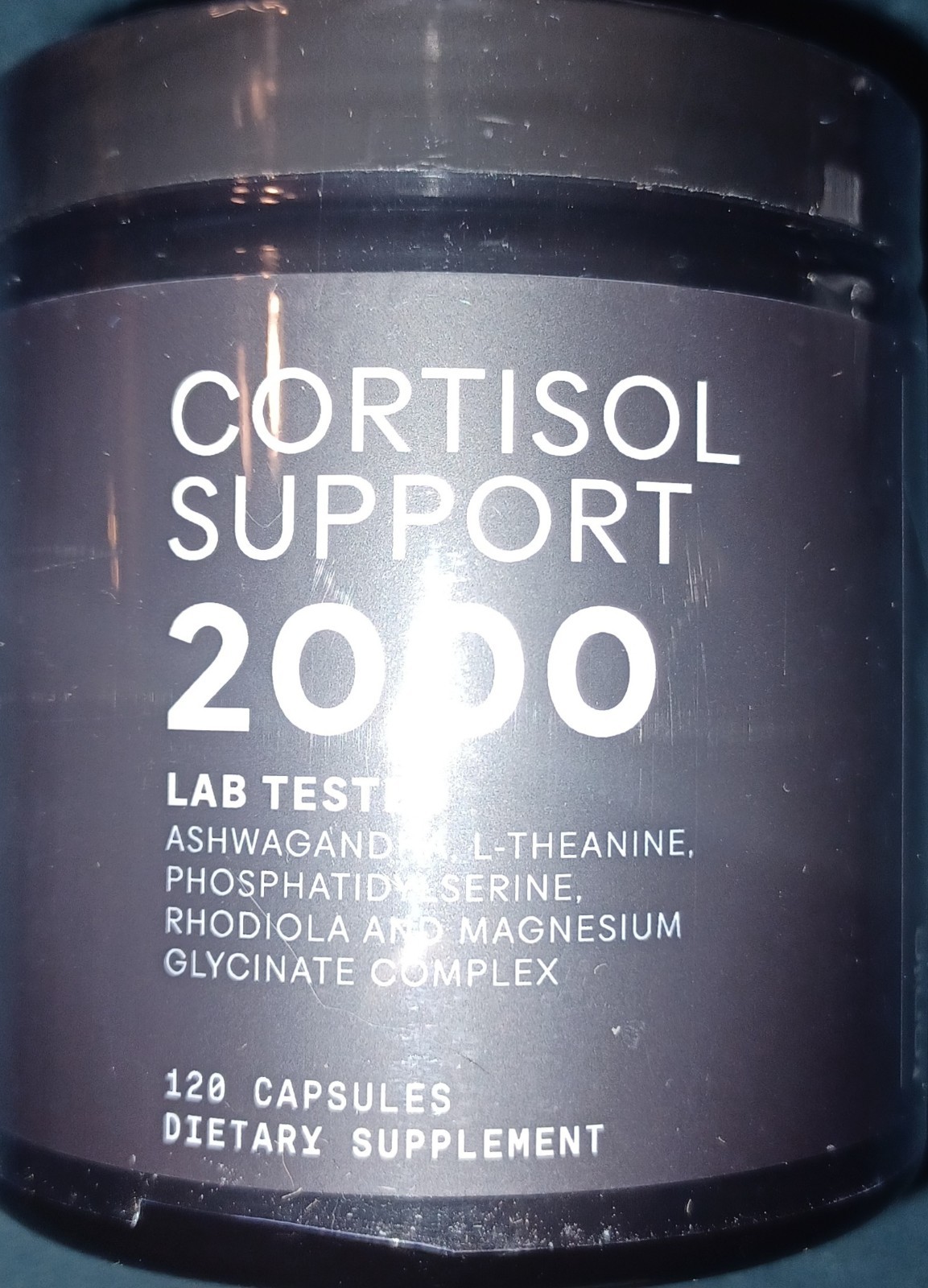 Toniiq Cortisol Supplement for Women & Men Calm, Balanced-Strength 5-in-1 120ct