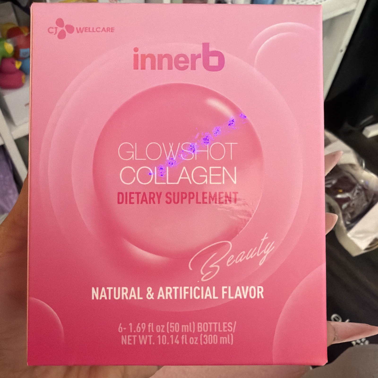 CJ Wellcare InnerB Glowshot Collagen Beauty Drink Dietary Supplement