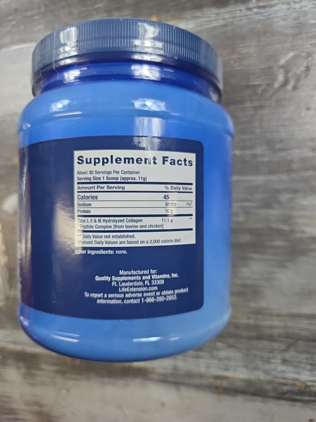 Collagen Peptides for Skin & Joints Life Extension EXP 05/2025