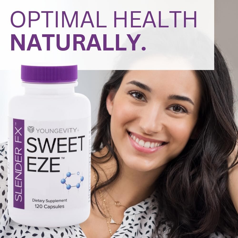 Youngevity Slender Fx Sweet Eze 120 capsules 4 Pack Dr. Wallach – FREE SHIPPING