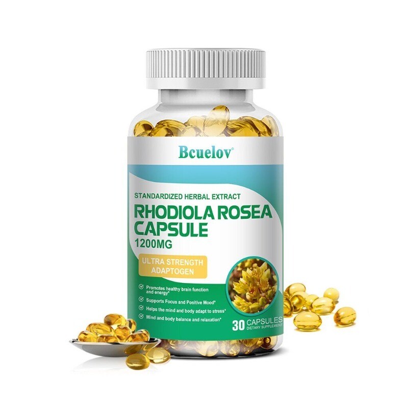 Rhodiola Rose Root Extract Capsules + Concentration & Memory 30 – 120 Capsules