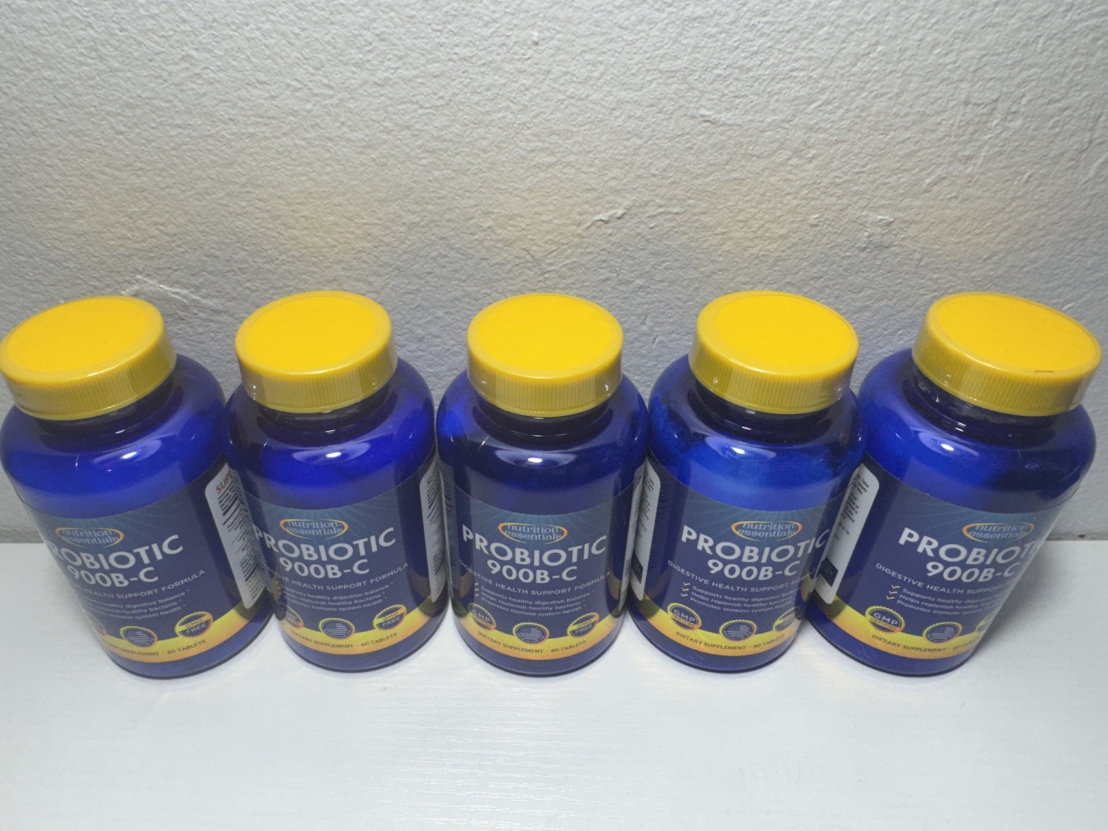 5 COUNTS 💊Sealed Nutrition Essentials 900 Billion Probiotic 60 Tabs Exp 02/28